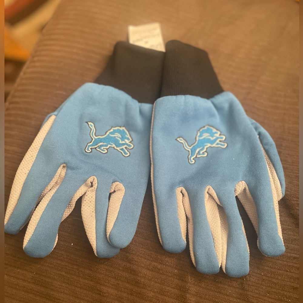 Detroit Lions work/utility gloves L $18